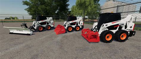 fs19 bobcat skid steer|fs19 skid steer plow.